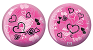 Viz-A-Ball Hearts Glow